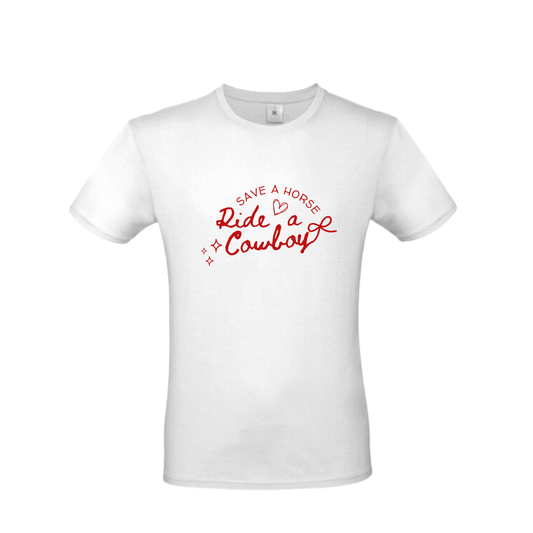 TSHIRT SAVE A HORSE RIDE A COWBOY