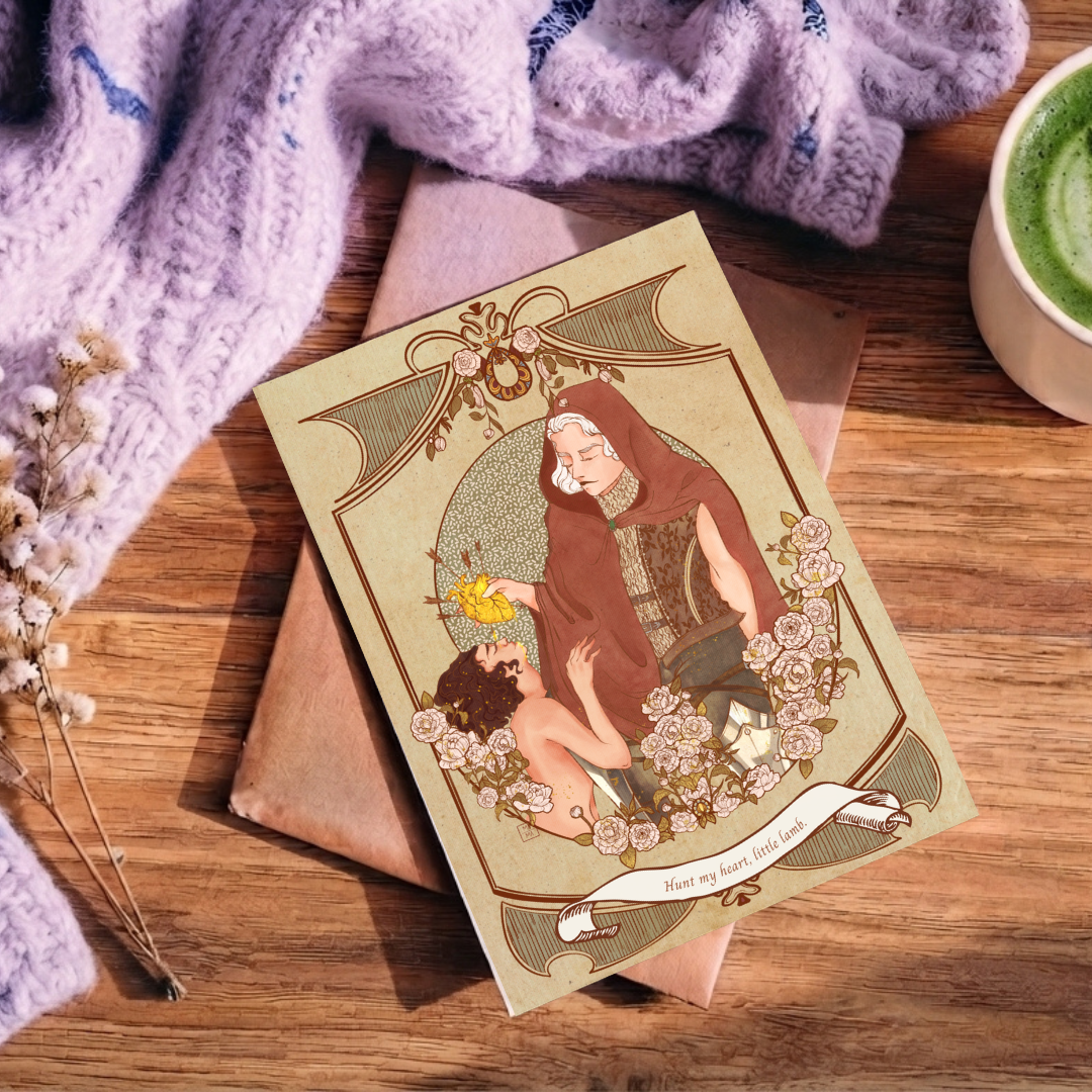 ART PRINT A4- HUNT MY HEART