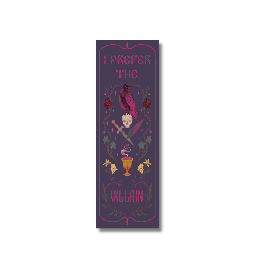 SEGNALIBRO I PREFER THE VILLAIN