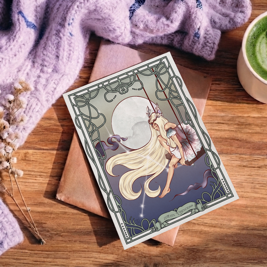 ART PRINT A4- SWAN PRINCESS