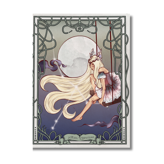 ART PRINT A4- SWAN PRINCESS